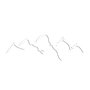 Wallity Mountain - 4 Escultura de pared en blanco y negro